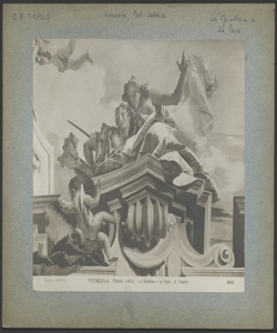 Venezia, Palazzo Labbia, Giovanni Battista Tiepolo, La Giustizia e la Pace