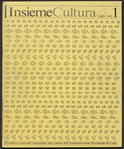 Insieme cultura : periodico a cura dell'Assessorato alla cultura dell'Amministrazione provinciale di Como