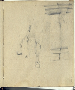 Schizzi di particolari architettonici e decorativi Bianchi, Mosè