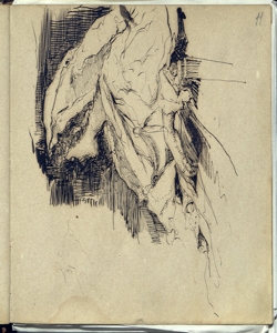 Donna seduta di profilo Bianchi, Mosè