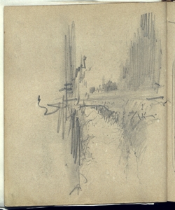 Abbozzo di paesaggio Bianchi, Mosè