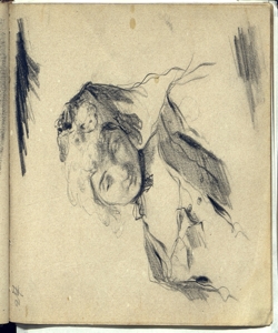 Giovane donna a mezzobusto Bianchi, Mosè