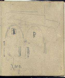 Abbozzo di un porticato Bianchi, Mosè