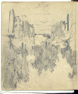 Paesaggio alberato Bianchi, Mosè