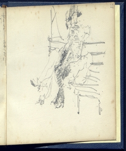 Due figurette sedute Bianchi, Mosè