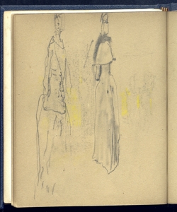 Due figurette femminili Bianchi, Mosè