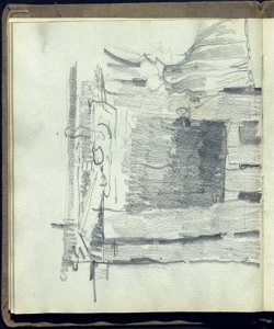Porta d'ingresso di una casa Bianchi, Mosè