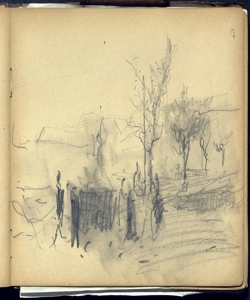 Paesaggio con macchiette Bianchi, Mosè