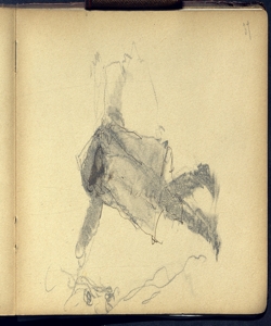 Studio della figura di un guidatore di chiatte Bianchi, Mosè