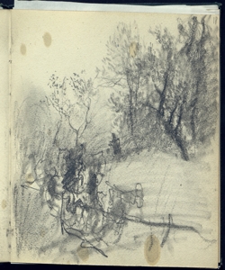 Paesaggio alberato Bianchi, Mosè