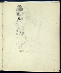 Bimbo seduto Bianchi, Mosè