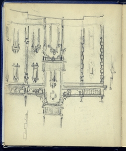 Prospetto di un palazzo Bianchi, Mosè