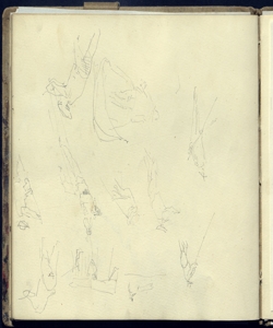 Abbozzi di figurette di gondolieri Bianchi, Mosè