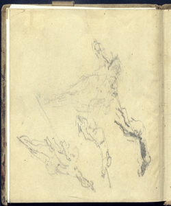Abbozzo di figurette di gondolieri Bianchi, Mosè