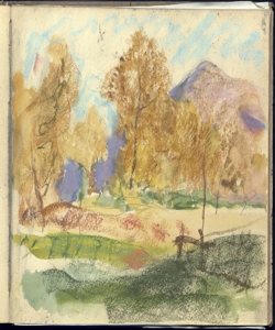 Abbozzo di paesaggio Bianchi, Mosè