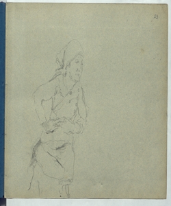 Mezza figura femminile Bianchi, Mosè