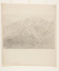 Illustrazione per i Promessi Sposi. Monti di Lecco Previati, Gaetano