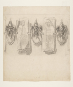 Illustrazione per i Promessi Sposi. Le grida Previati, Gaetano