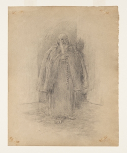 Illustrazione per i Promessi Sposi. Il padre Cristoforo da *** era un uomo Previati, Gaetano