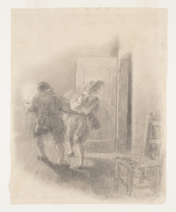 Illustrazione per i Promessi Sposi. Amici! l'oste ¿ della (...) Previati, Gaetano