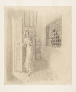 Illustrazione per i Promessi Sposi. (...) sentite, Lucia! Previati, Gaetano
