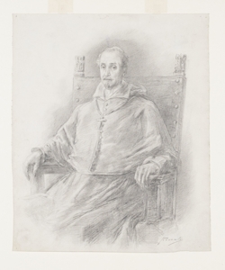 Illustrazione per i Promessi Sposi. Ritratto del cardinal Federigo Borrome Previati, Gaetano