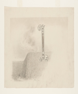 Illustrazione per i Promessi Sposi. Lettera I - Bastione Previati, Gaetano