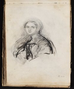 Ritratto di giovane donna a mezzo busto Macinata, Giuseppe