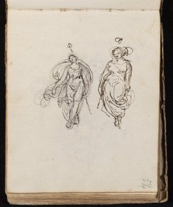 Due figurette femminili Macinata, Giuseppe