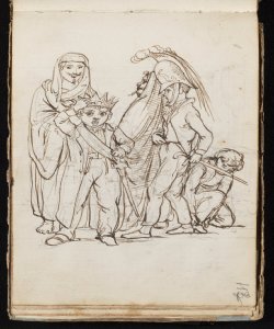 Gruppo di bambini mascherati Macinata, Giuseppe