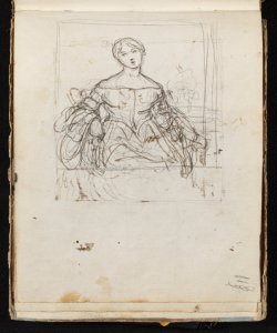 Ritratto femminile a mezzo busto Macinata, Giuseppe