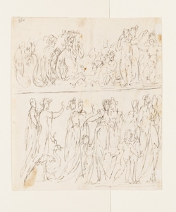 Tritone e nereidi; Gruppo di giovani e putti ludenti Bonomini, Paolo Vincenzo