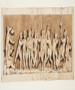 Fila di putti e satiretti baccanti Bonomini, Paolo Vincenzo