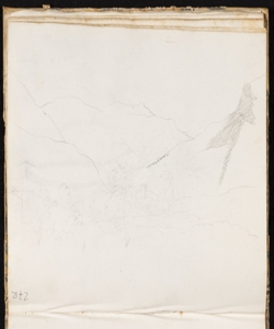 Schizzo di montagne Ronzoni, Pietro