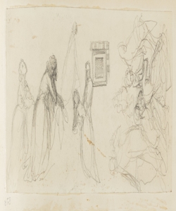 Studio per composizione e figure varie Durini, Alessandro