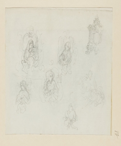 Schizzi di figure varie Durini, Alessandro