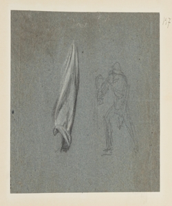 Studio di panneggio e schizzi Durini, Alessandro