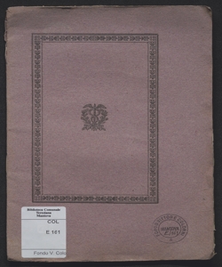 Delle pie case israelitiche di ricovero e d'industria in Mantova. Discorso del dottore Moise Susani letto il giorno 1 maggio 1828 nel solenne aprimento di una di esse nell'inaugurazione di un monumento alla maesta di Francesco 1