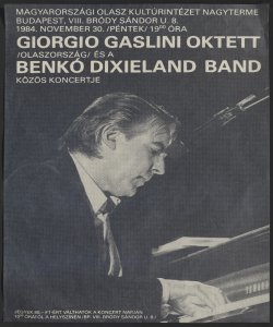 Giorgio Gaslini Oktet olaszország és a Benkó Dixieland Band közös koncertje