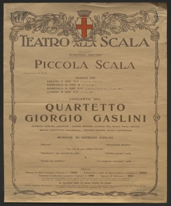 Concerto del Quartetto Giorgio Gaslini