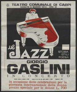 Il jazz : storia stili poesia, Giorgio Gaslini in concerto