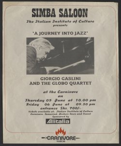 A journey into jazz : Giorgio Gaslini and the Globo Quartet