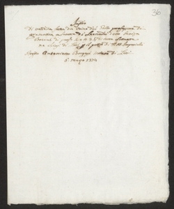 S. 012, perg. 0036 (Instrumentum venditionis, 1374 marzo 6)