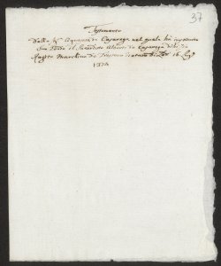 S. 012, perg. 0037 (Instrumentum testamenti, 1374 luglio 16)