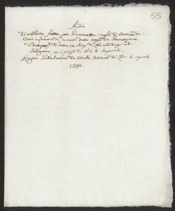 S. 012, perg. 0055 (Instrumentum venditionis, 1394 aprile 8)