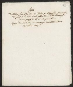 S. 012, perg. 0073 (Instrumentum venditionis, 1409 dicembre 28)