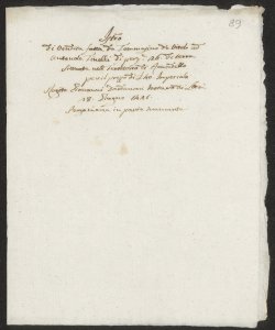 S. 012, perg. 0089 (Instrumentum venditionis, 1421 giugno 28)