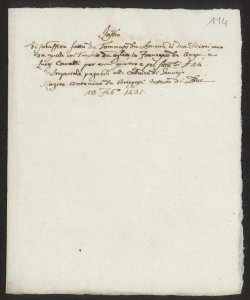 S. 012, perg. 0114 (Instrumentum ficti, 1437 febbraio 23)