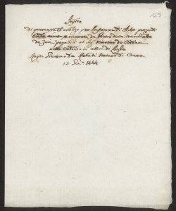 S. 012, perg. 0125 (Instrumentum obligationis, 1444 gennaio 13)