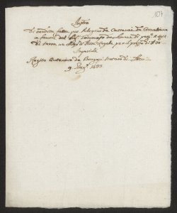 S. 012, perg. 0107 (Instrumentum venditionis, 1433 giugno 9)